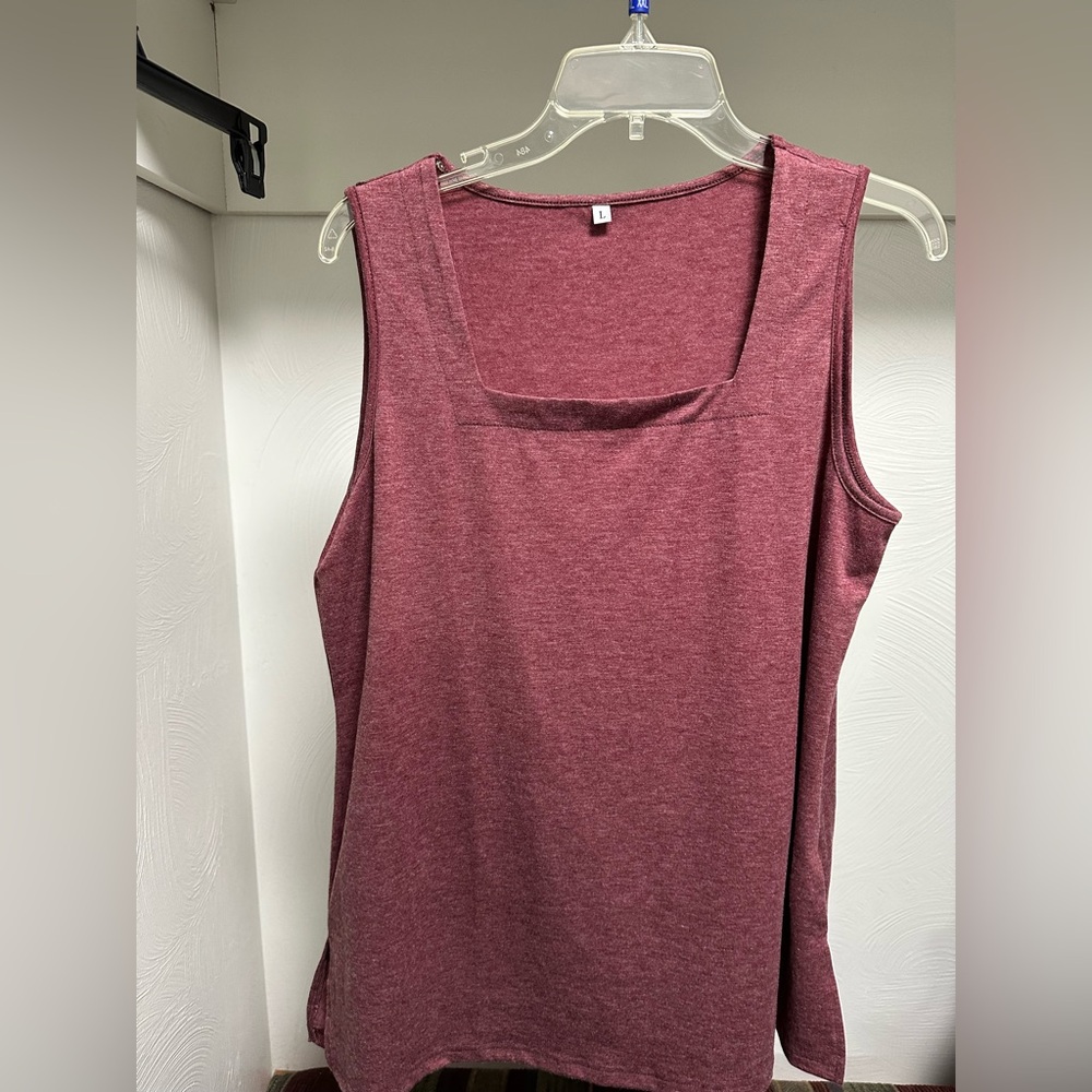 Maroon Knit Top